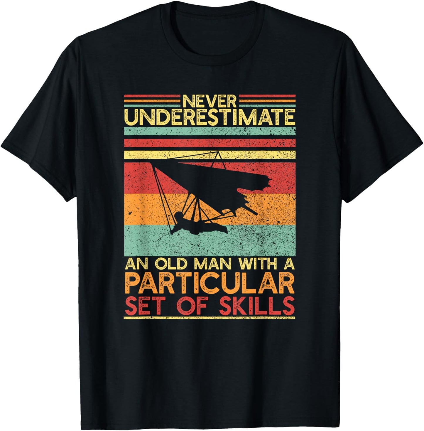 Hang Gliding Dad | Hang Glider | Hanggliding Retirement T-Shirt - T-Shirt | Black