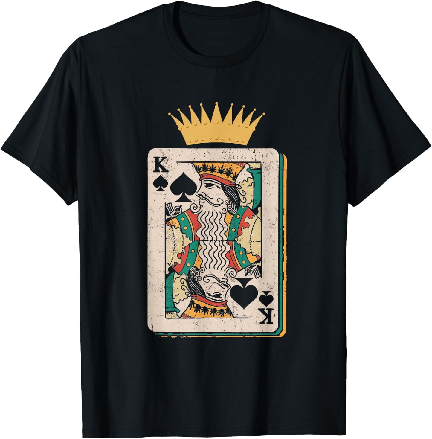 King Playing Cards | Casino Gambling | Poker Player T-Shirt - T-Shirt | Black