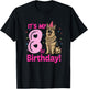It's My 8th Birthday German Shepherd Dog Lovers 8 Years Old T-Shirt - T-Shirt | Black