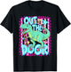 Out the Door Dinosaur TRex Last Day of School Dinosaur Lover T-Shirt - T-Shirt | Black