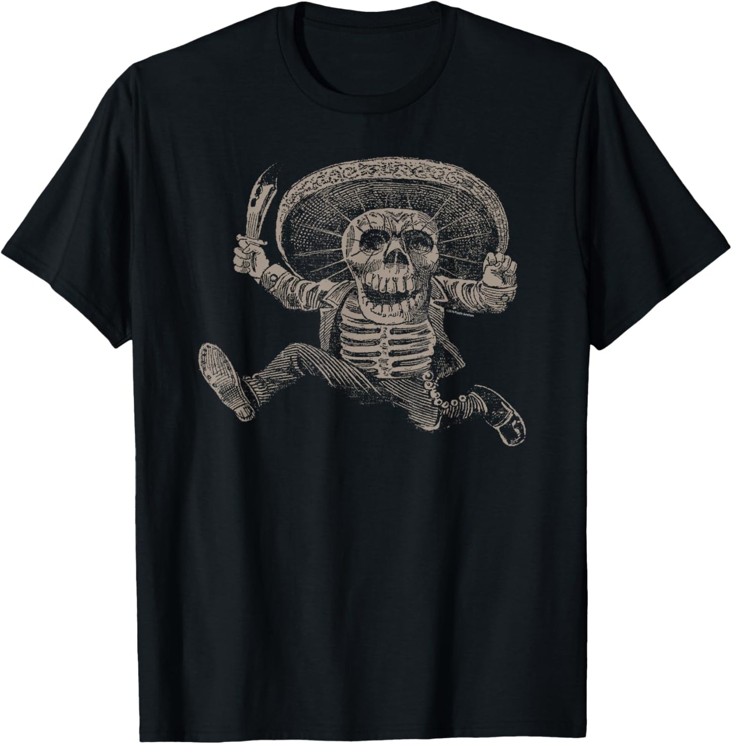 Ripple Junction Day of the Dead Guy T-Shirt - T-Shirt | Black