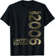 February 2006 Man Woman 18th Birthday Limited Edition , black T-Shirt - T-Shirt | Black