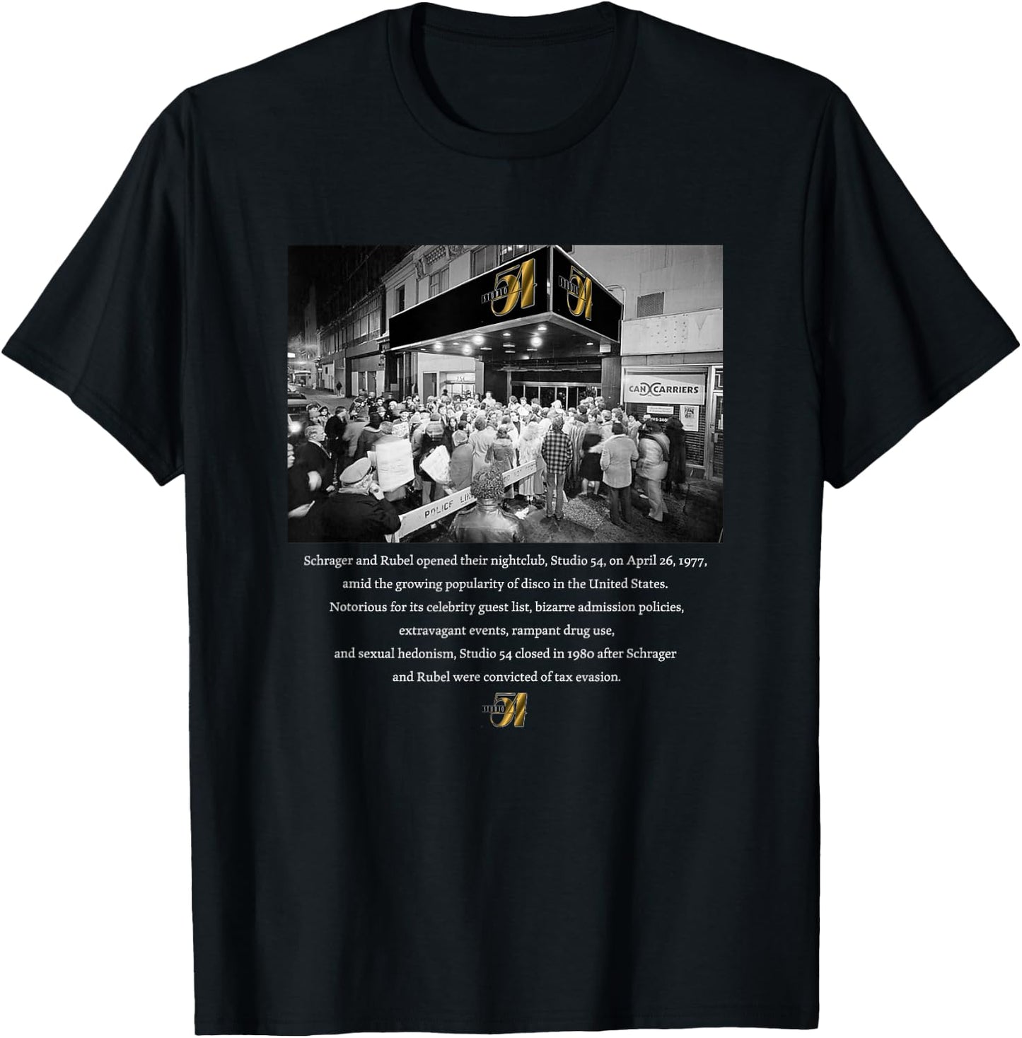 Studio 54_Disco_004 T-Shirt - T-Shirt | Black