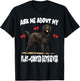 Ask Me About My Flat-Coated Retriever Dog T-Shirt - T-Shirt | Black