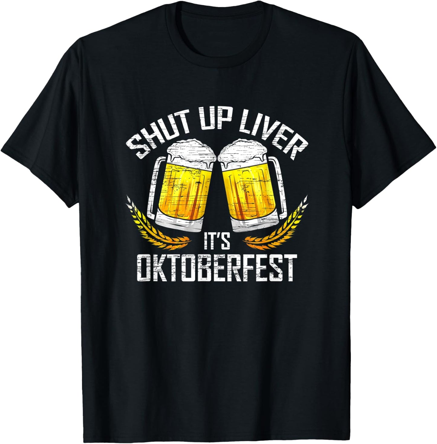 It's Oktoberfest - Funny Beer Drinking T-Shirt - T-Shirt | Black