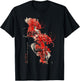 Retro Spider Lily in Soft Grunge Flower Pastel Goth Japanese , Black, S T-Shirt - T-Shirt | Black