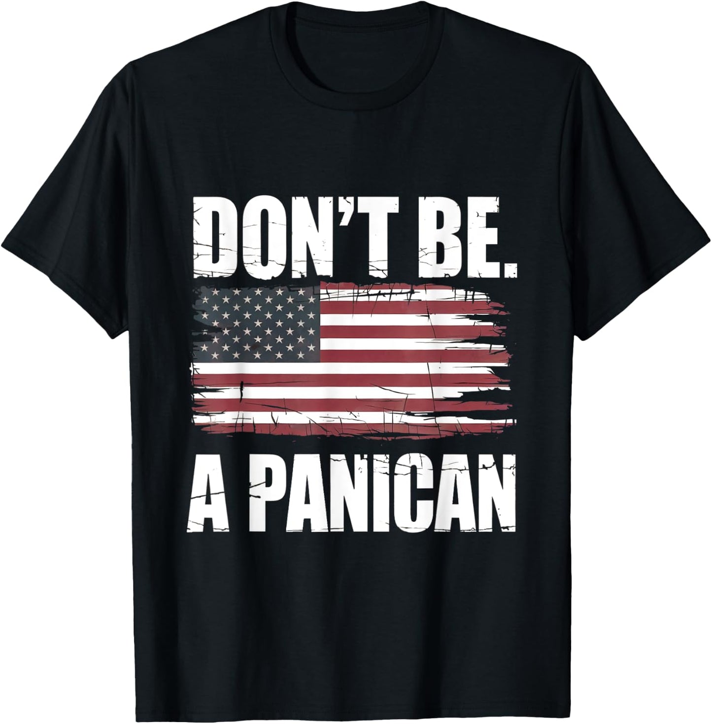 Don't Be a PANICAN Funny Don't be a Panic Don't Panic T-Shirt - T-Shirt | Black