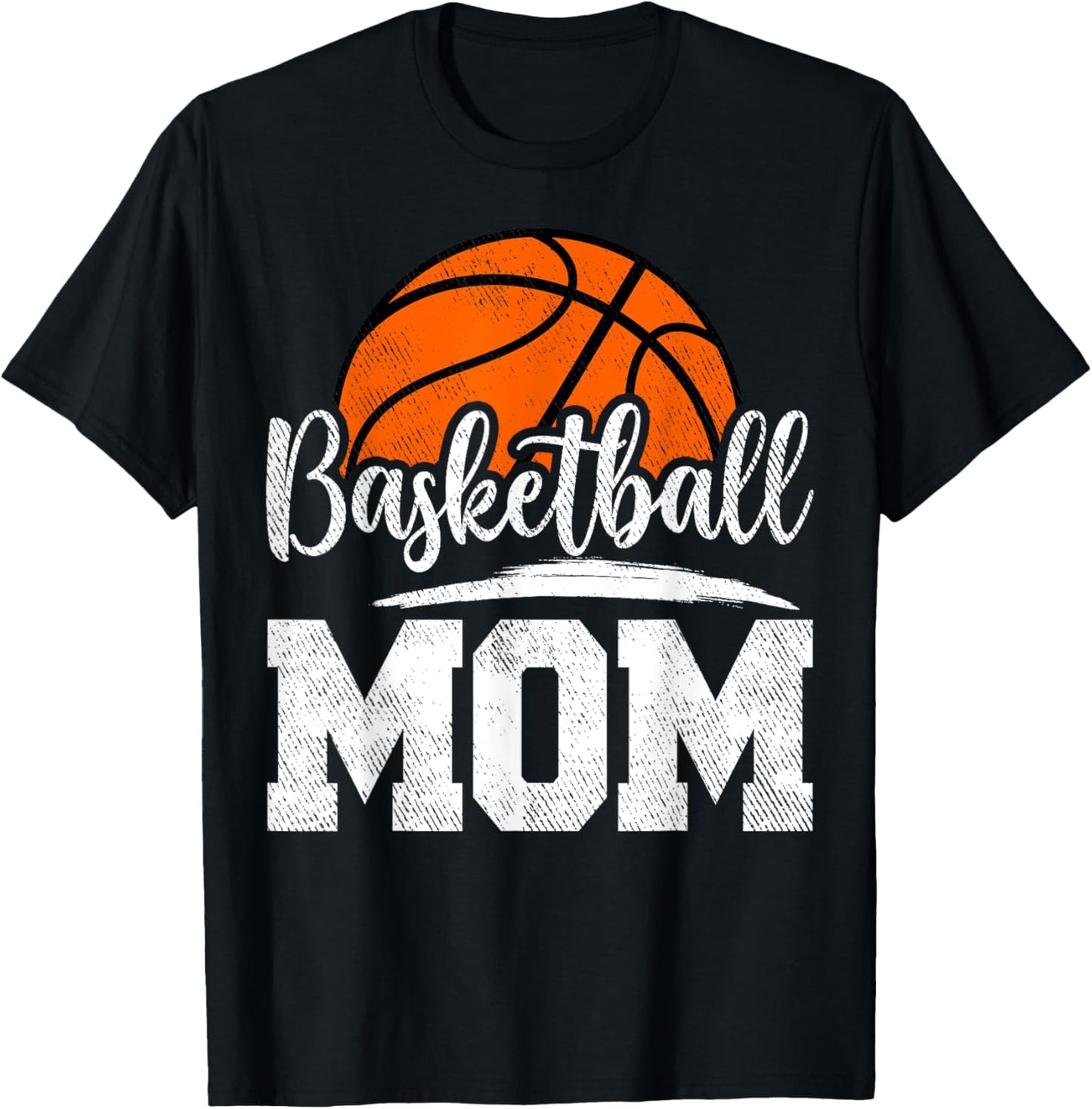 Basketball Mom Basketball Player Game Day Mother's Day T-Shirt - T-Shirt | Black