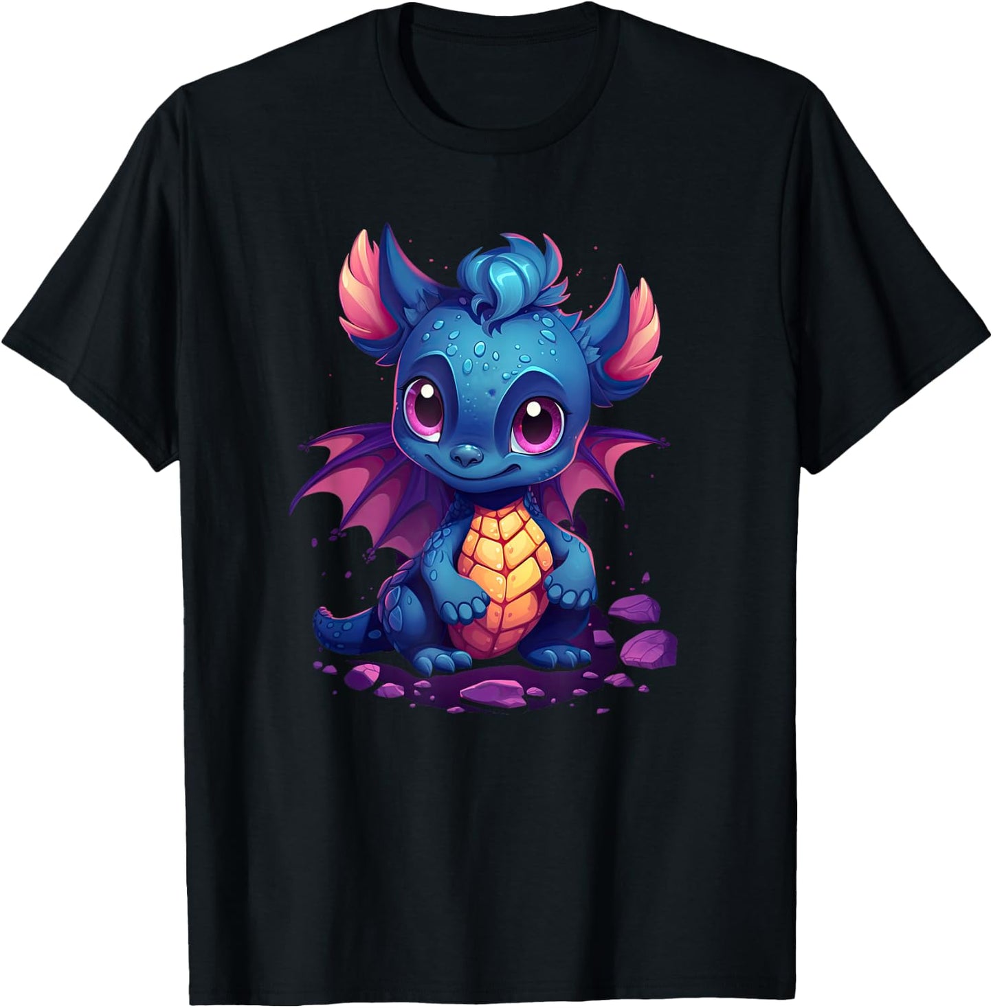 Cute Dragon funny Dragon lover baby T-Shirt - T-Shirt | Black