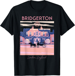 Bridgerton Modern Minimal Offiziell lizenziert T-Shirt - T-Shirt | Black
