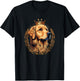 Funny Golden Retriever with a Golden Crown T-Shirt - T-Shirt | Black