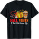 Fall Funny Vibes And That CNA Nurse Thanksgiving Job Team T-Shirt - T-Shirt | Black