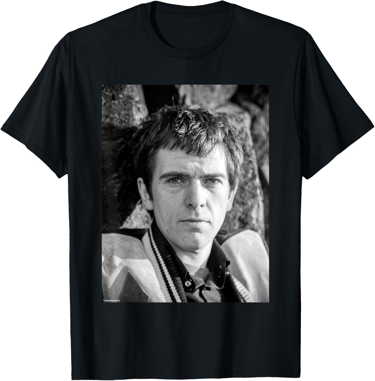 Peter Gabriel of Genesis Photo by Allan Ballard T-Shirt - T-Shirt | Black