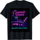 Cosmic Diner Retro Space Diner Galactic Fuel Fries Rocket T-Shirt - T-Shirt | Black