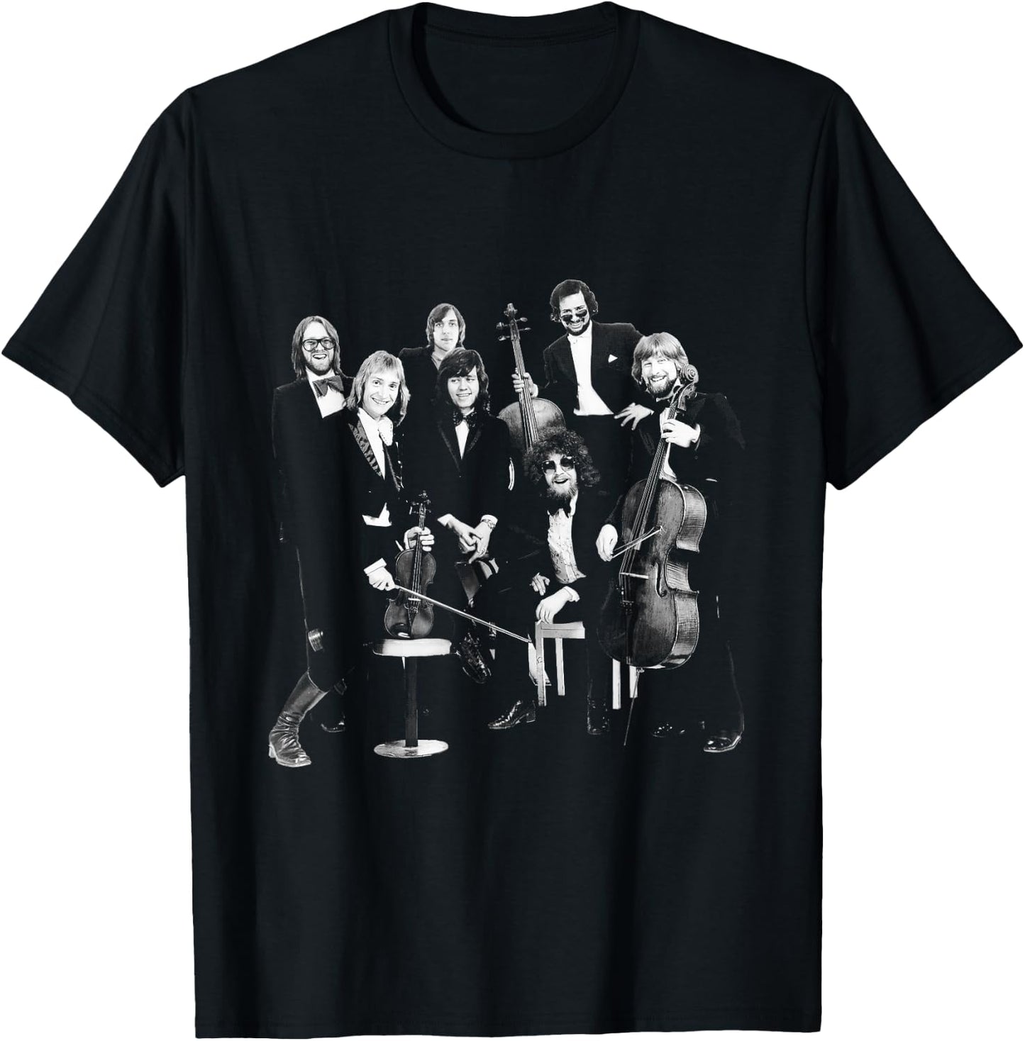 ELO Electric Light Orchestra Jeff Lyne Band T-Shirt - T-Shirt | Black