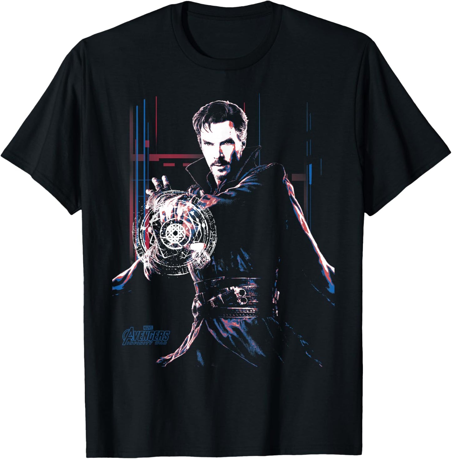 Marvel Avengers: Infinity War Doctor Strange Dark Portrait T-Shirt - T-Shirt | Black