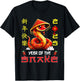 Chinese New Year 2025 Toddlers Kids Year Of The Snake T-Shirt - T-Shirt | Black