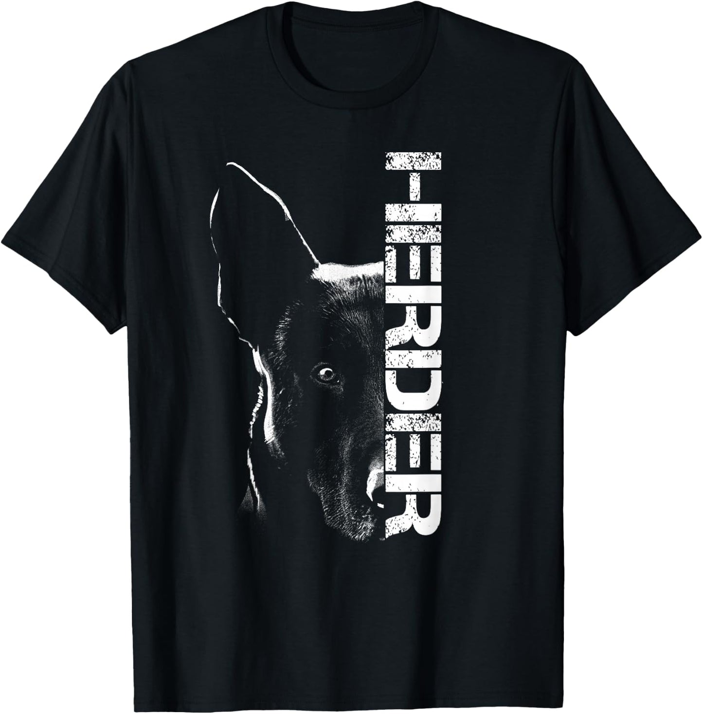 Herder Holländischer Schäferhund Hollandse Herdershond T-Shirt - T-Shirt | Black
