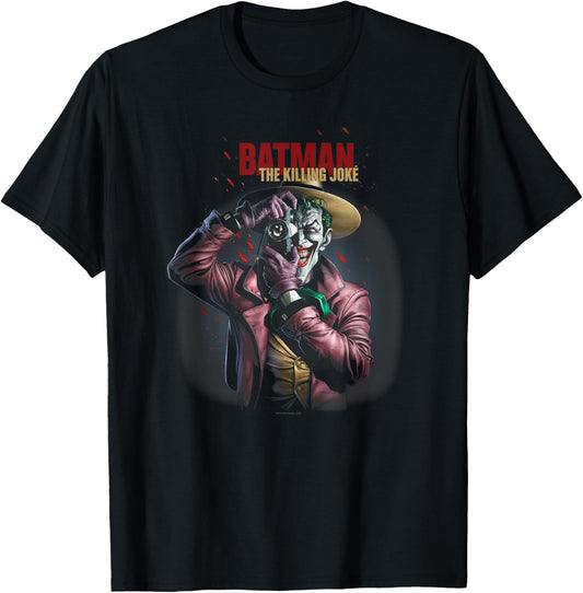 Batman Joker The Killing Joke Camera T-Shirt - T-Shirt | Black