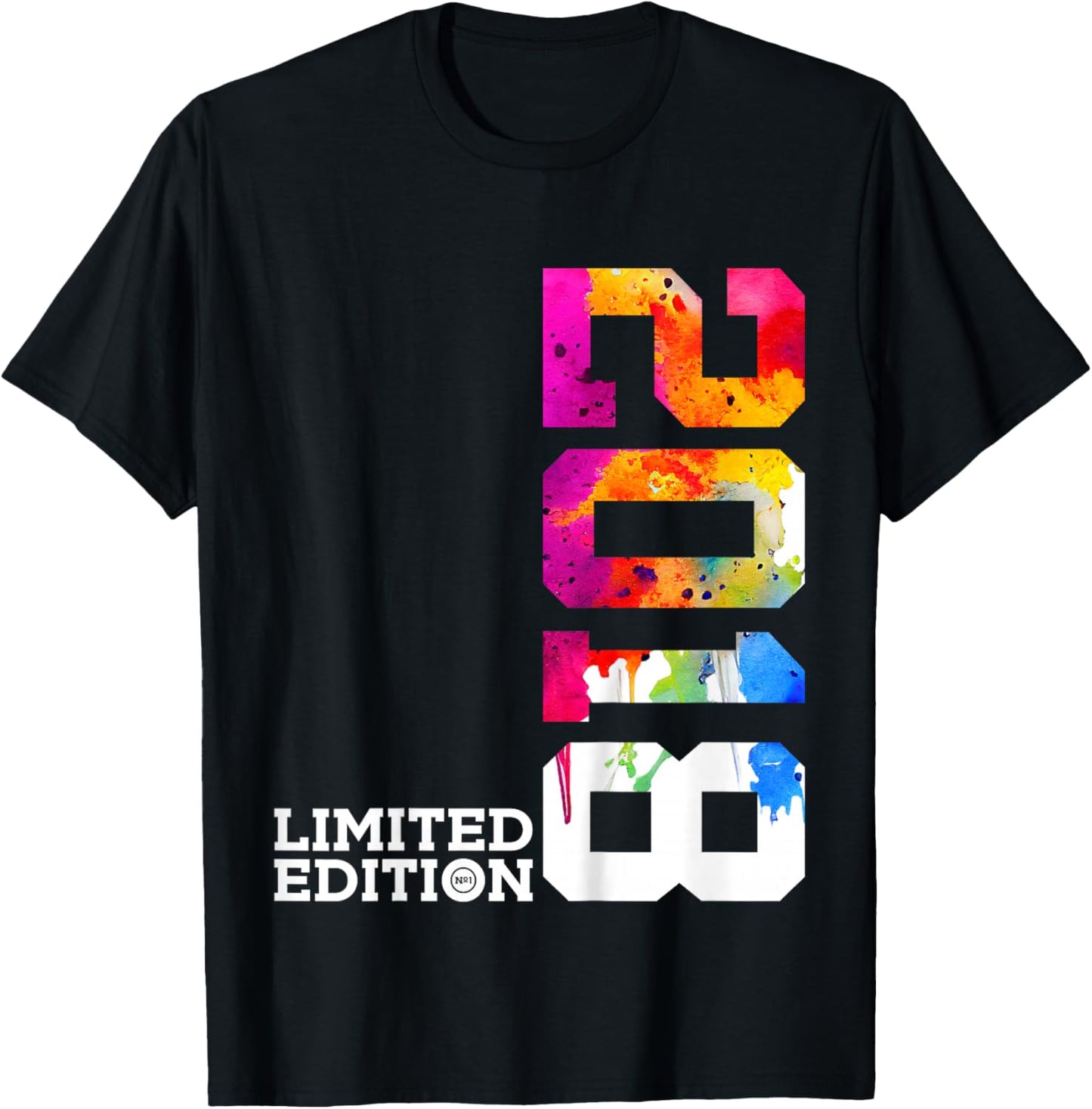 Kids 6 Years 6th Birthday Limited Edition 2018 , black T-Shirt - T-Shirt | Black