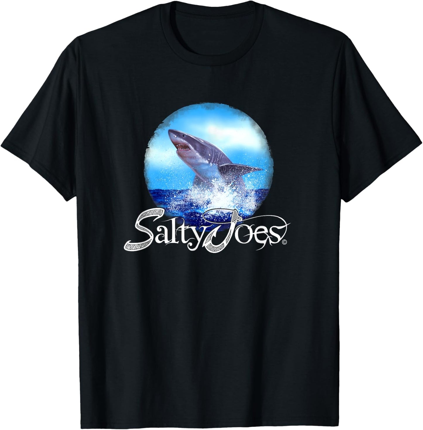 Salty Joe's King of the Ocean Logo Graphic T-Shirt - T-Shirt | Black