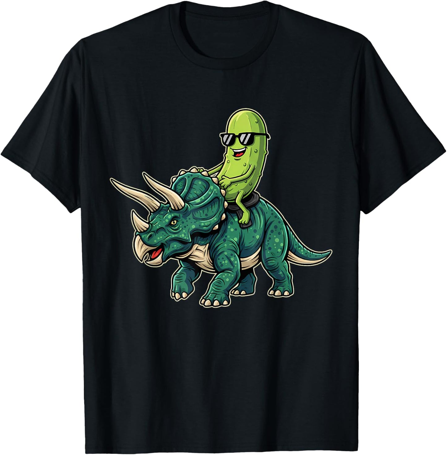 Dinosaur Pickle T-Shirt - T-Shirt | Black