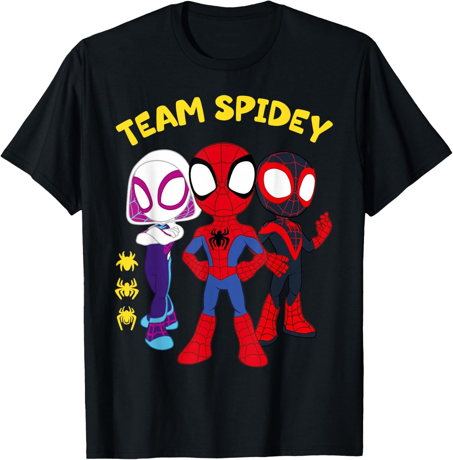 Spidey Team Spidey T-Shirt - T-Shirt | Black