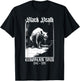 Black Death European Tour Plague Rat Medieval History Goth , black T-Shirt - T-Shirt | Black