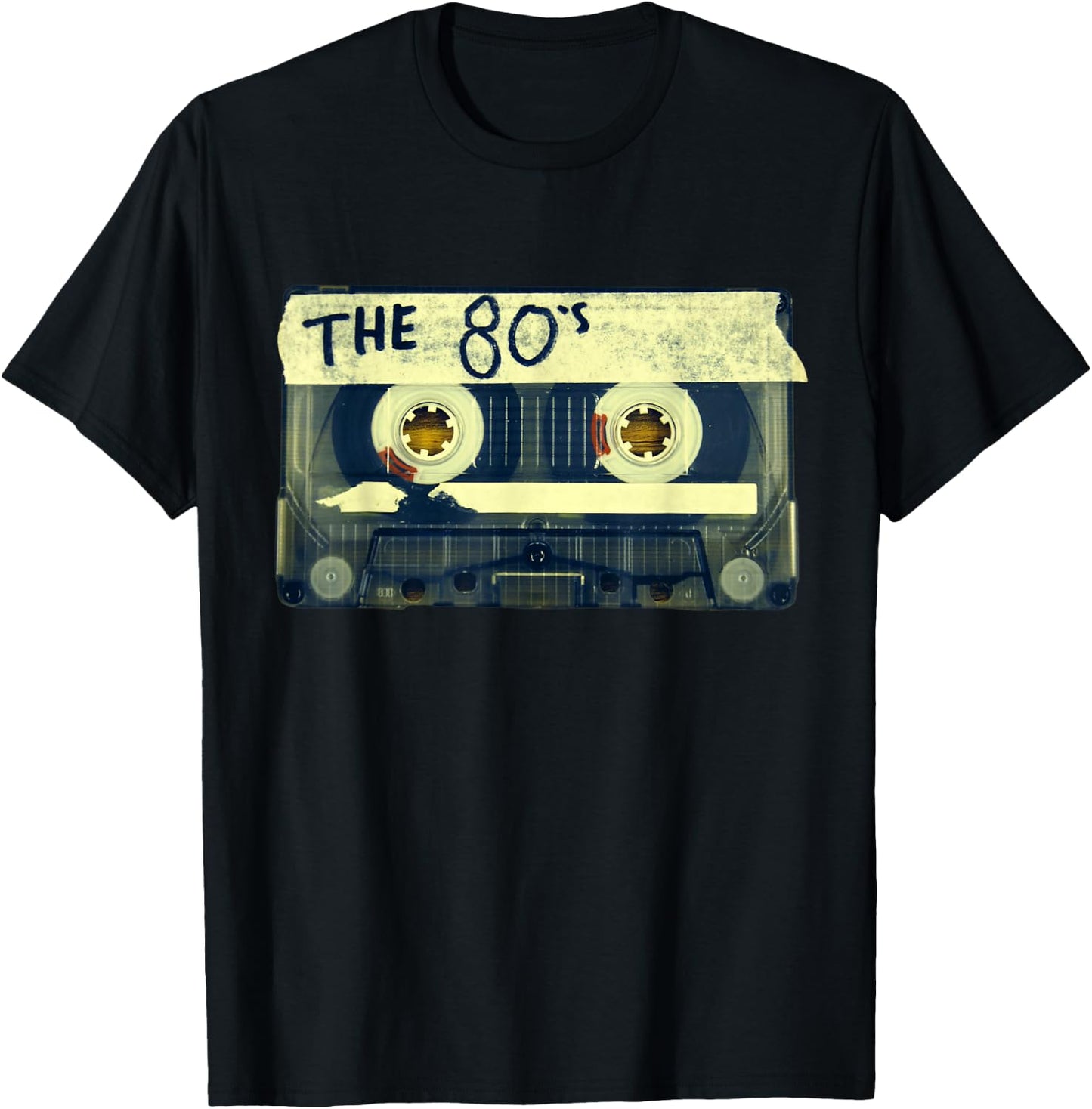 Retro 80's Mix Tape T-Shirt - T-Shirt | Black