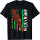 Fathers Day Dope Black Dad African American Pride Father Men T-Shirt - T-Shirt | Black