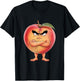 Fruits à la pêche en colère T-Shirt - T-Shirt | Black
