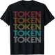 Retro Vintage Token T-Shirt - T-Shirt | Black