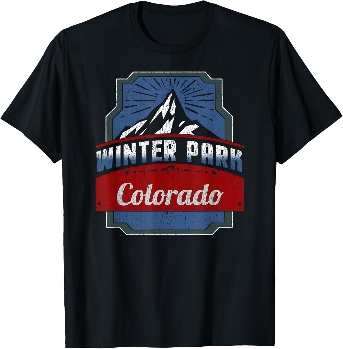 Winter Park Colorado Ski Trip T-Shirt - T-Shirt | Black
