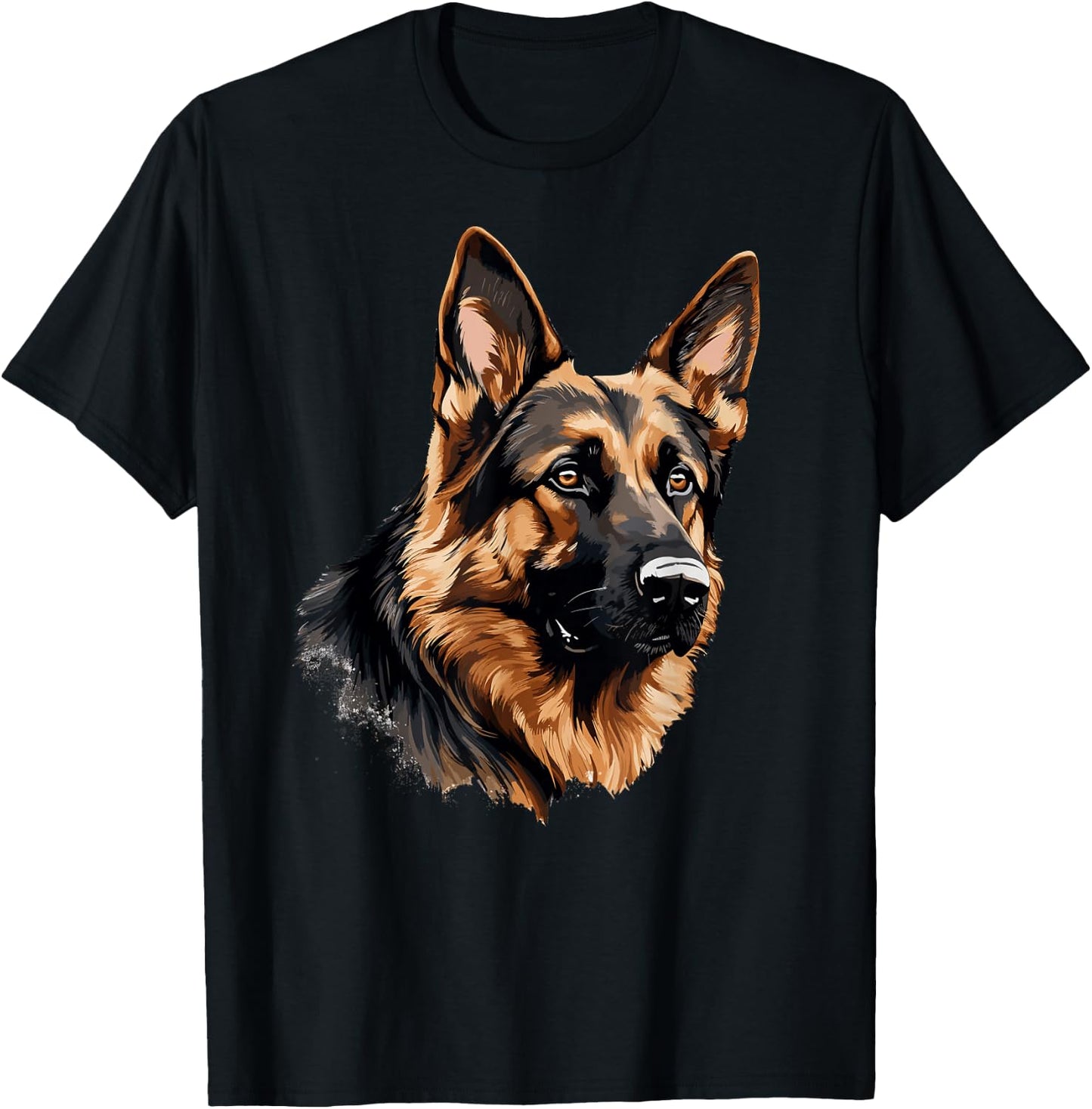 German Shepherd Dog Puppies,German Shepherd fan Lover Owner T-Shirt - T-Shirt | Black