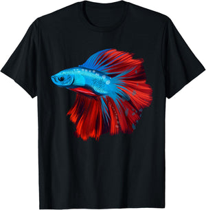 Betta Fish Lover Betta Fish Boy Betta Fish Girl T-Shirt - T-Shirt | Black
