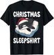 Cute Orca Animal Official Christmas Sleepshirt T-Shirt - T-Shirt | Black