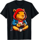 Capybara Video Games Funny Gaming Capy Men Teen Boys Kids T-Shirt - T-Shirt | Black