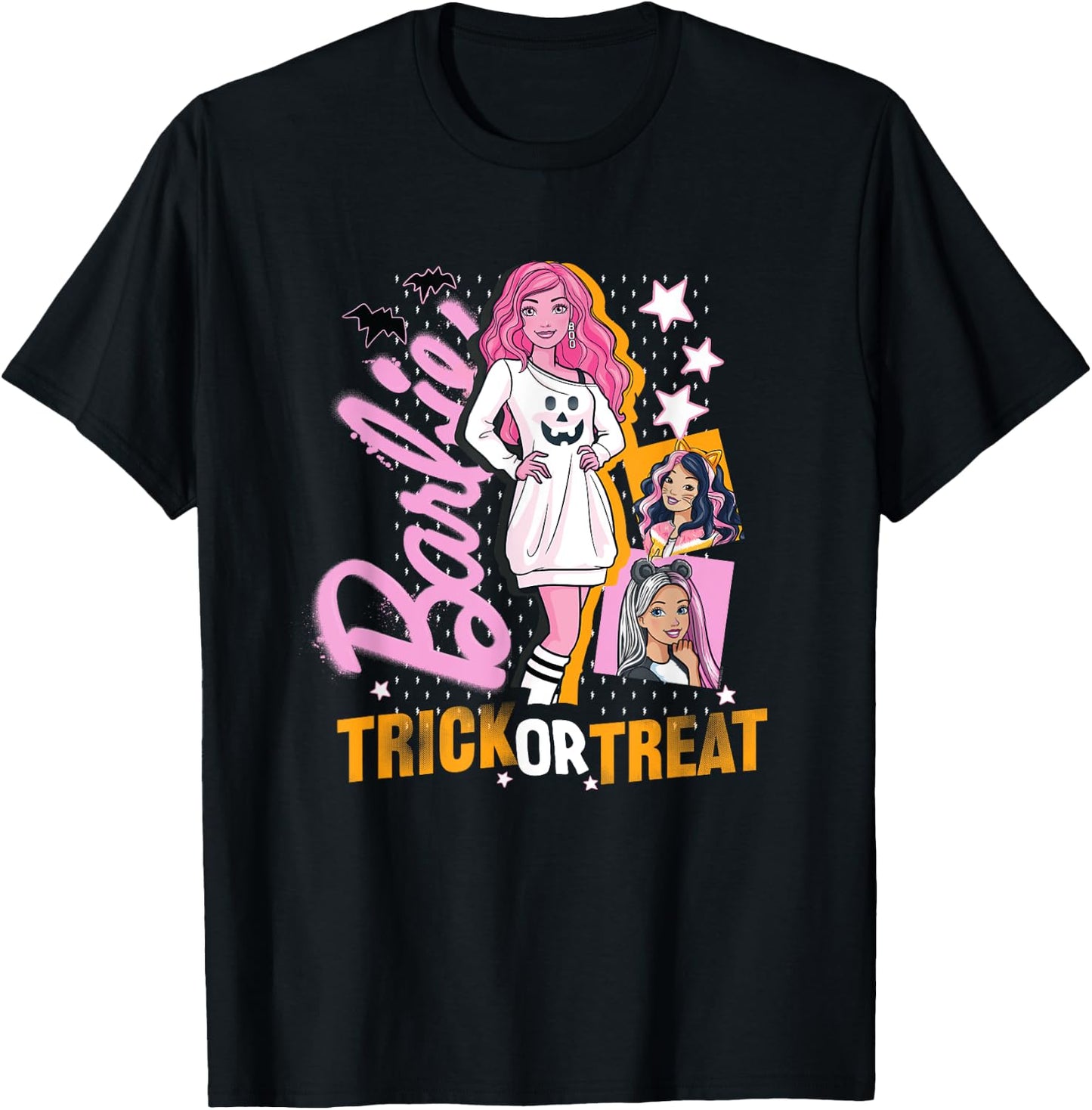 Barbie - Trick or Treat Halloween T-Shirt - T-Shirt | Black
