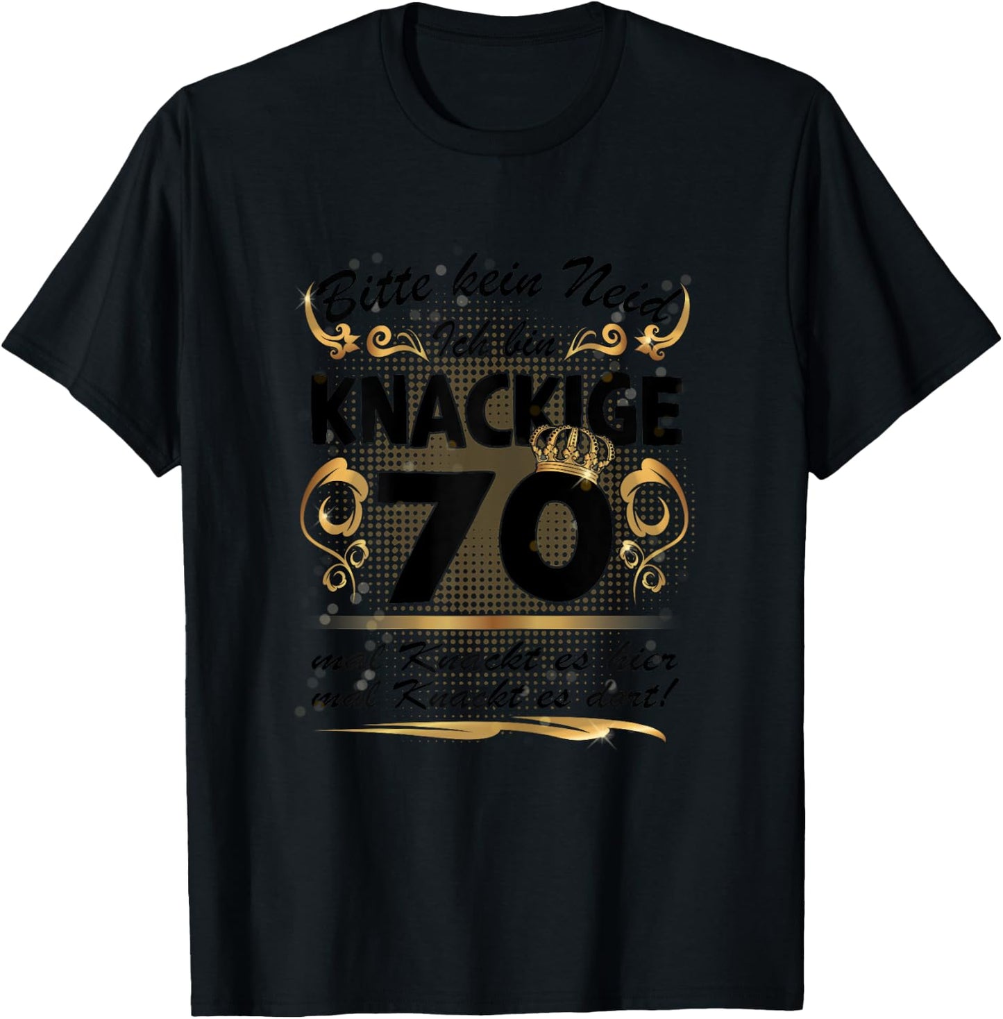 Women's 70 Years Old Grandma Mama 70th Birthday Sayings Funny Women , White, s T-Shirt - T-Shirt | Black