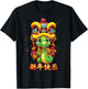 Chinese Zodiac Year of the Snake 2025 Chinese New Year Cute T-Shirt - T-Shirt | Black
