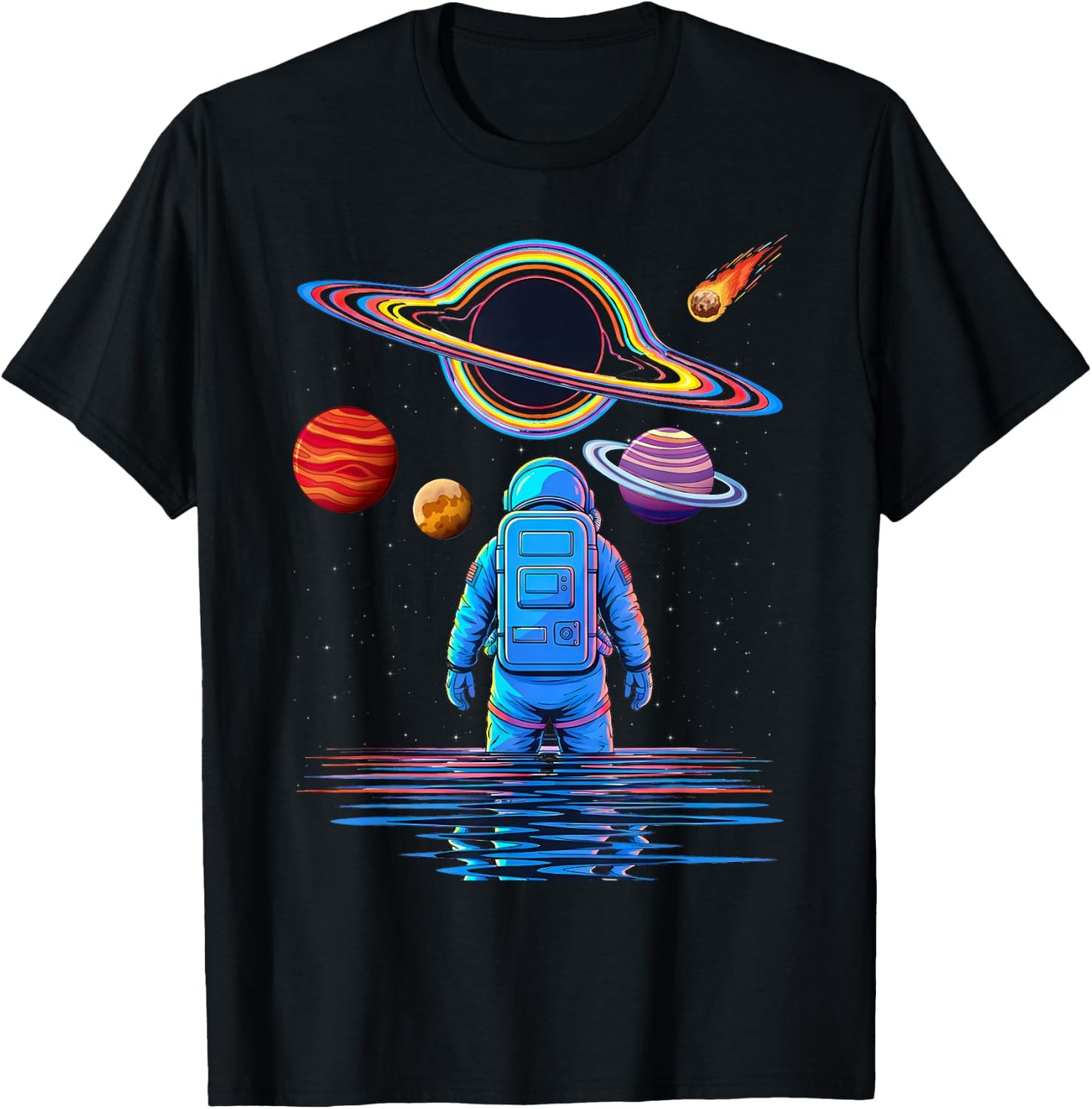 Black Hole Physics Universe Astrophysicist Astrophysics Kids T-Shirt - T-Shirt | Black