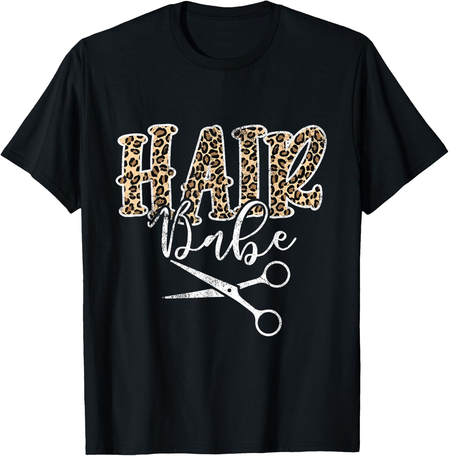 Vintage Hair Babe Hair Stylist Hairdresser Hairstylist T-Shirt - T-Shirt | Black