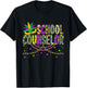 Mardi Gras School Counselor Jester Nurse Mardi Gras Women T-Shirt - T-Shirt | Black