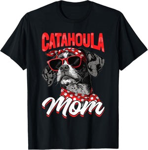 Catahoula Leopard Dog Dog Breed Catahoula Mom Men Women Girls Kids T-Shirt - T-Shirt | Black