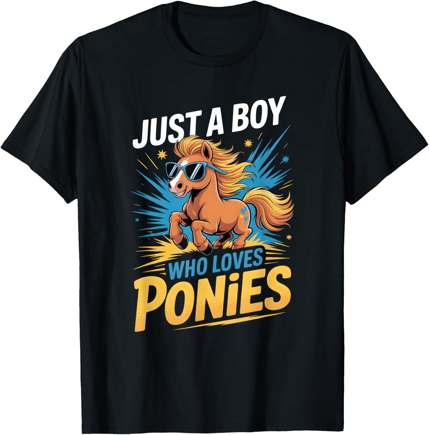 Boys Pony T-Shirt - T-Shirt | Black