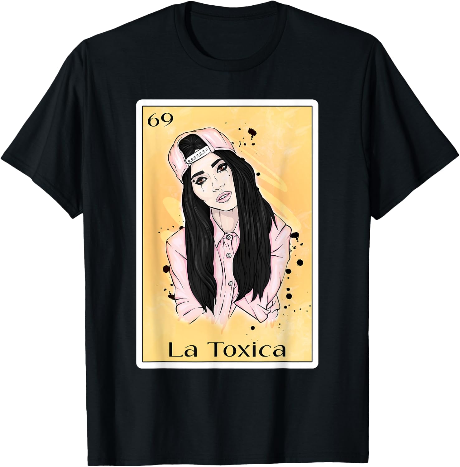 Funny Cool Spanish-Mexican Bingo Gift Toxica - La Toxica T-Shirt - T-Shirt | Black