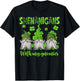 Shenanigans With My Gnomies St. Patrick's Day Gnomes Women T-Shirt - T-Shirt | Black