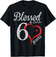 Vintage 60th Years Old Blessed by God - Happy 60th Birthday T-Shirt - T-Shirt | Black