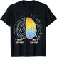 Your Brain My Brain ADHS Awareness Orange Ribbon Grafik T-Shirt - T-Shirt | Black
