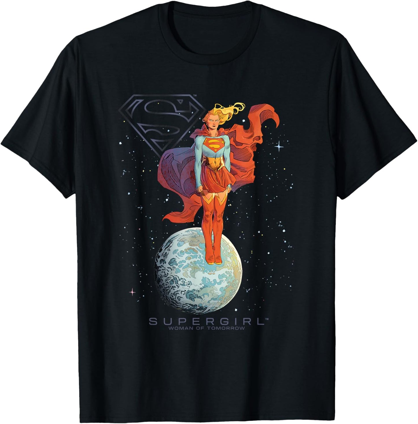 Supergirl Galactic Woman of Tomorrow T-Shirt - T-Shirt | Black
